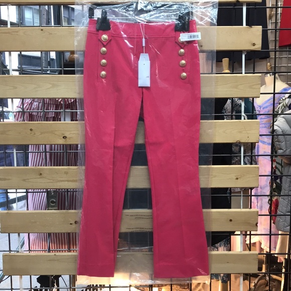 NWT,Derek Lam10Crosby
Cropped Flare pant hot  pink - Picture 5 of 17